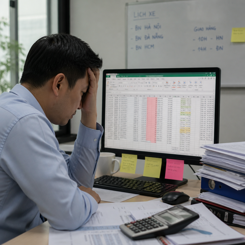 Quản Lý Vận Tải Bằng Excel Đang Khiến Doanh Nghiệp Mất Chi Phí Như Thế Nào?