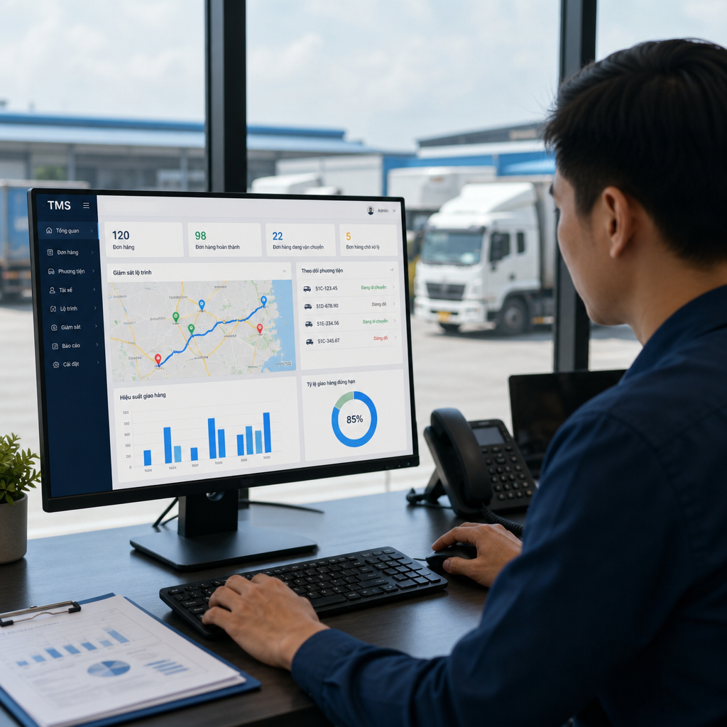 Vì Sao Doanh Nghiệp Vận Tải Nên Sử Dụng Phần Mềm TMS?
