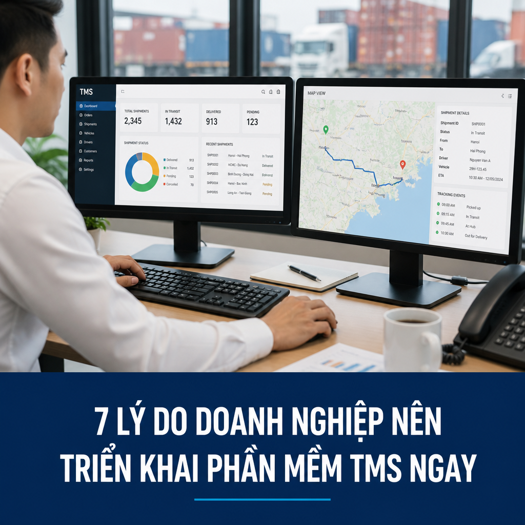 7 Lý Do Doanh Nghiệp Nên Triển Khai Phần Mềm TMS Ngay