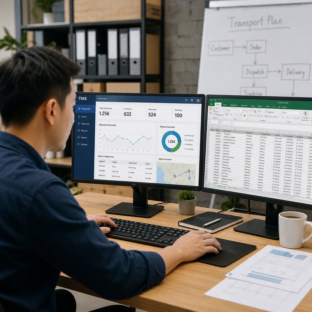 Phần Mềm TMS Và Excel: Đâu Là Cách Quản Lý Vận Tải Hiệu Quả Hơn?
