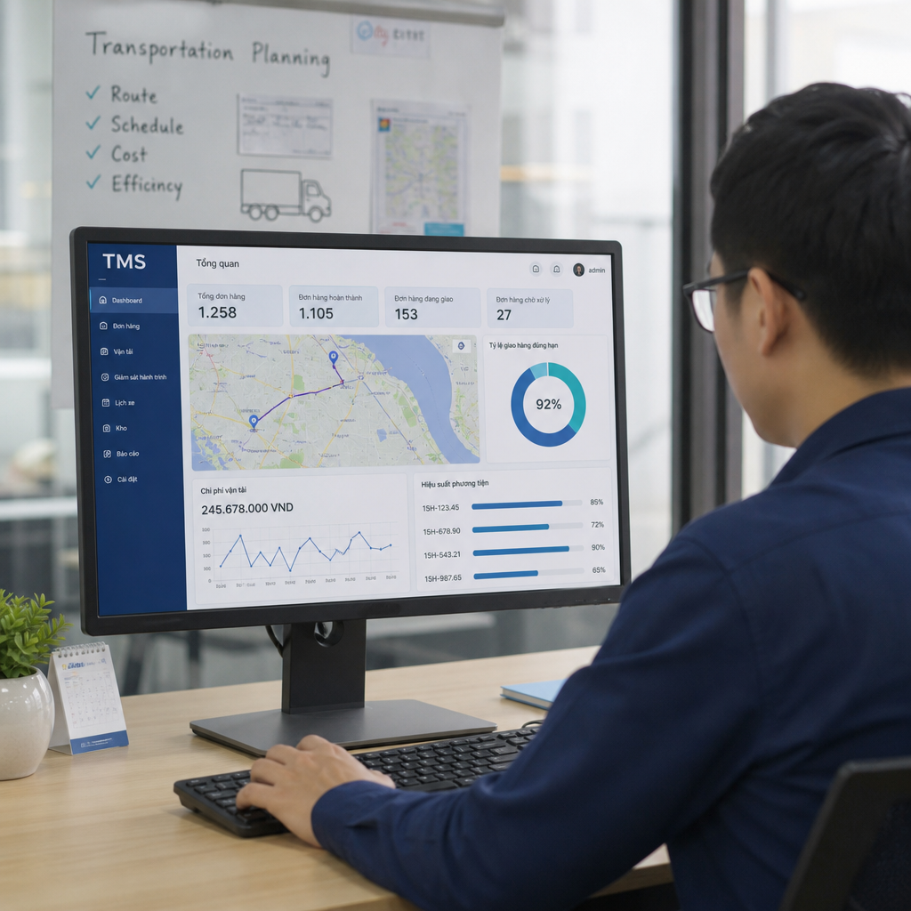 Triển Khai Phần Mềm TMS: Doanh Nghiệp Nhận Được Gì Sau Khi Số Hóa Quản Lý Vận Tải?