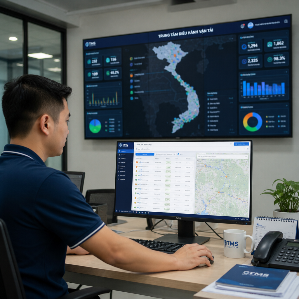 Phần Mềm TMS Quản Lý Điều Phối Xe Và Tài Xế Như Thế Nào?
