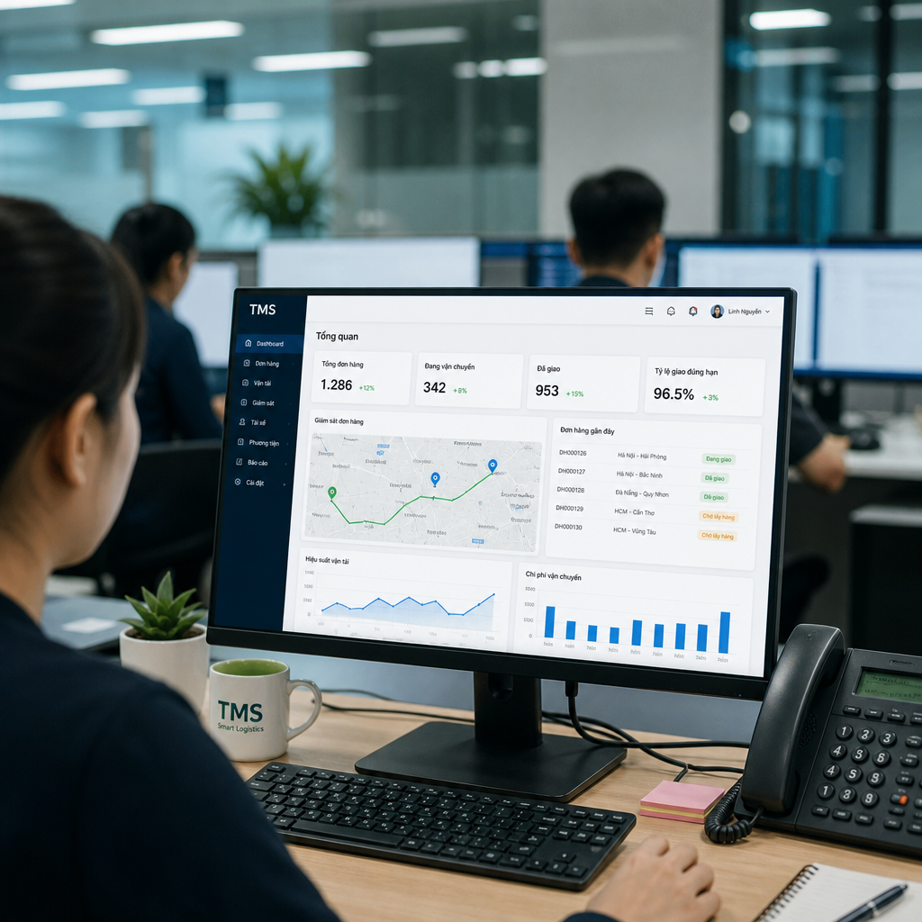Phần Mềm Quản Lý Vận Tải TMS Giúp Giảm Nhân Sự Vận Hành Như Thế Nào?