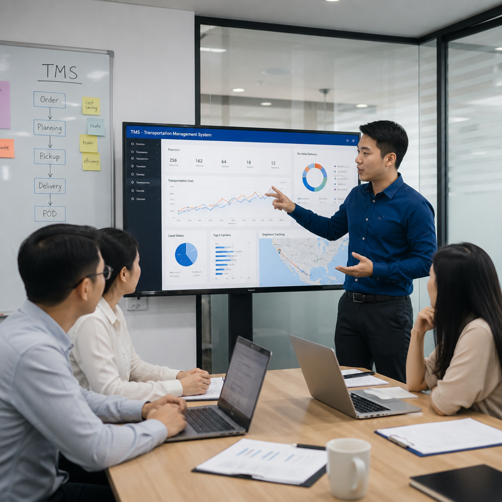 Triển Khai Phần Mềm Quản Lý Vận Tải TMS: Doanh Nghiệp Thay Đổi Như Thế Nào?