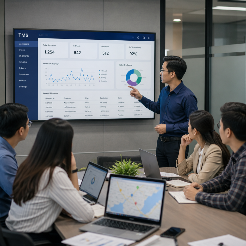 Triển Khai Phần Mềm Quản Lý Vận Tải TMS: Doanh Nghiệp Thay Đổi Như Thế Nào?