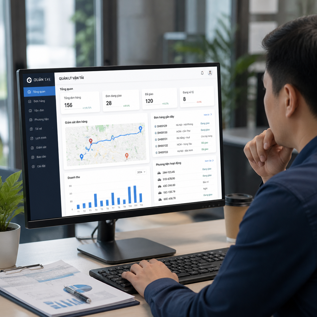 Phần Mềm Quản Lý Vận Tải Miễn Phí: 4 Điều Doanh Nghiệp Cần Biết Trước Khi Sử Dụng
