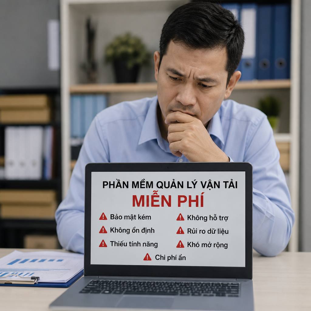 Cẩn Thận Với Phần Mềm Quản Lý Vận Tải Miễn Phí: 7 Vấn Đề Có Thể Gặp Phải