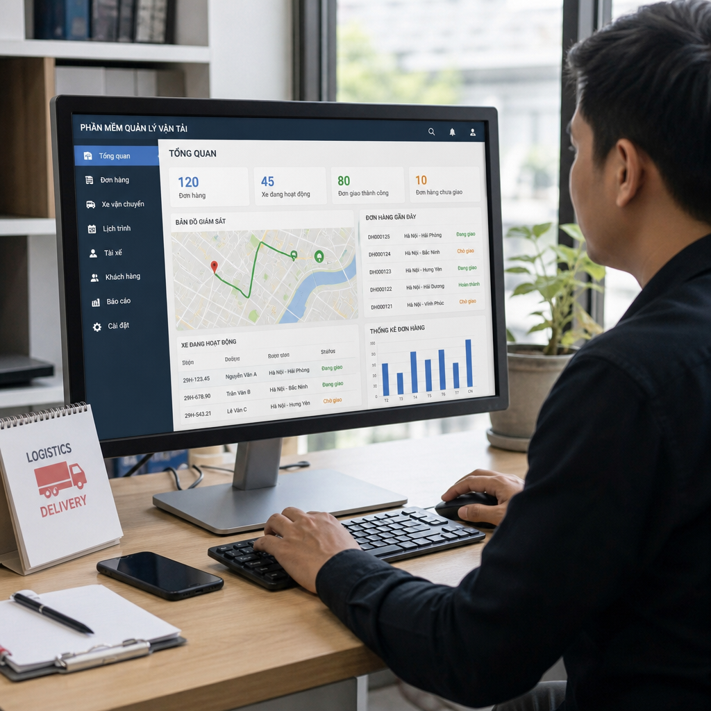 Phần Mềm Quản Lý Vận Tải Miễn Phí Hoạt Động Như Thế Nào? Hướng Dẫn Từ A–Z