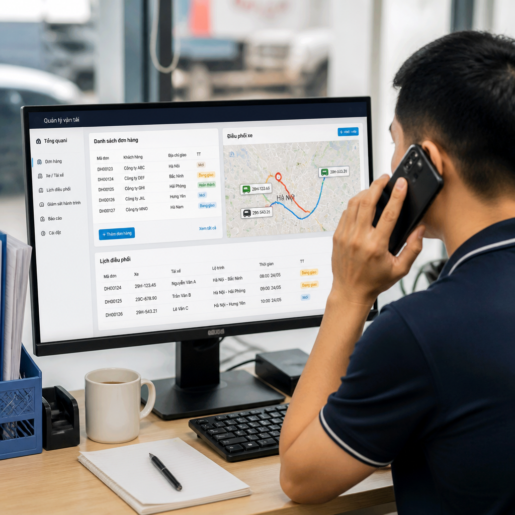Phần Mềm Quản Lý Vận Tải Miễn Phí Có Quản Lý Được Đơn Hàng Và Điều Phối Xe Không?