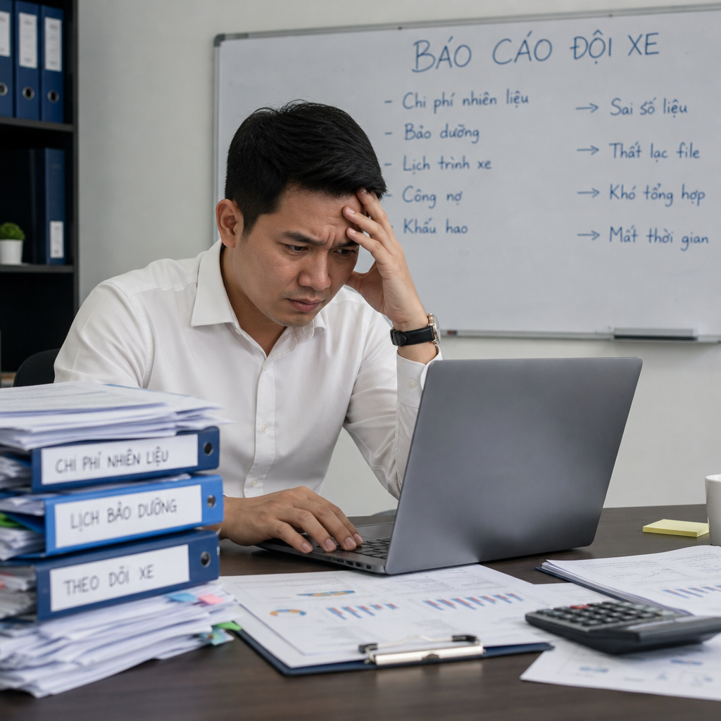 Quản Lý Đội Xe Bằng Excel Đang Gây Ra Những Vấn Đề Gì? Có Nên Dùng Phần Mềm Miễn Phí?