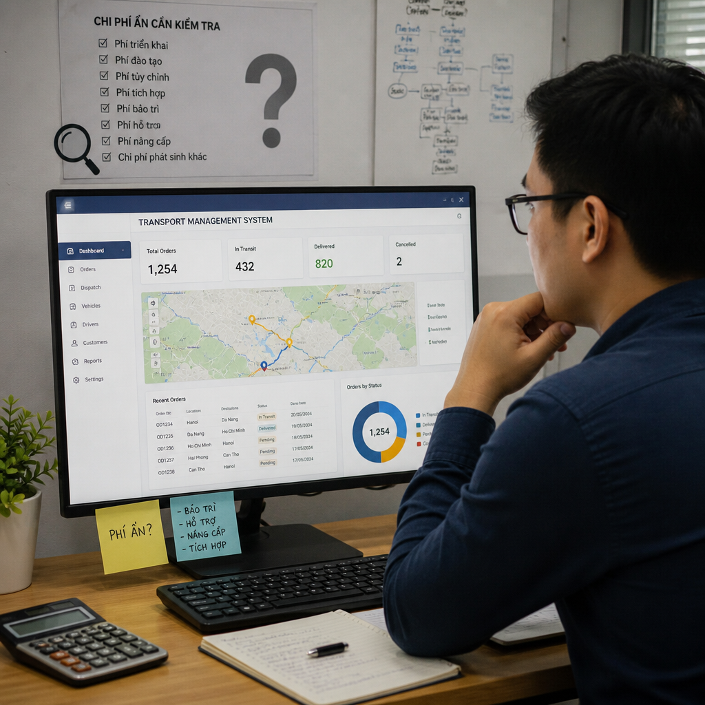 Phần Mềm Quản Lý Vận Tải Miễn Phí Có Thực Sự Miễn Phí? Những Chi Phí Cần Kiểm Tra