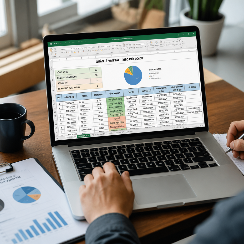 Phần Mềm Quản Lý Vận Tải Bằng Excel Là Gì? Hướng Dẫn Quản Lý Đội Xe Bằng Excel