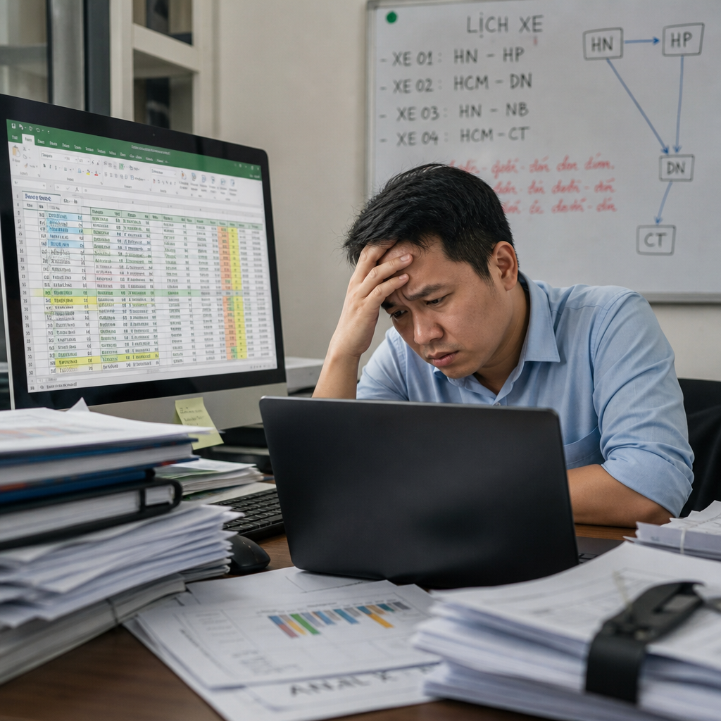 Quản Lý Vận Tải Bằng Excel Có Những Hạn Chế Gì? 7 Vấn Đề Doanh Nghiệp Thường Gặp
