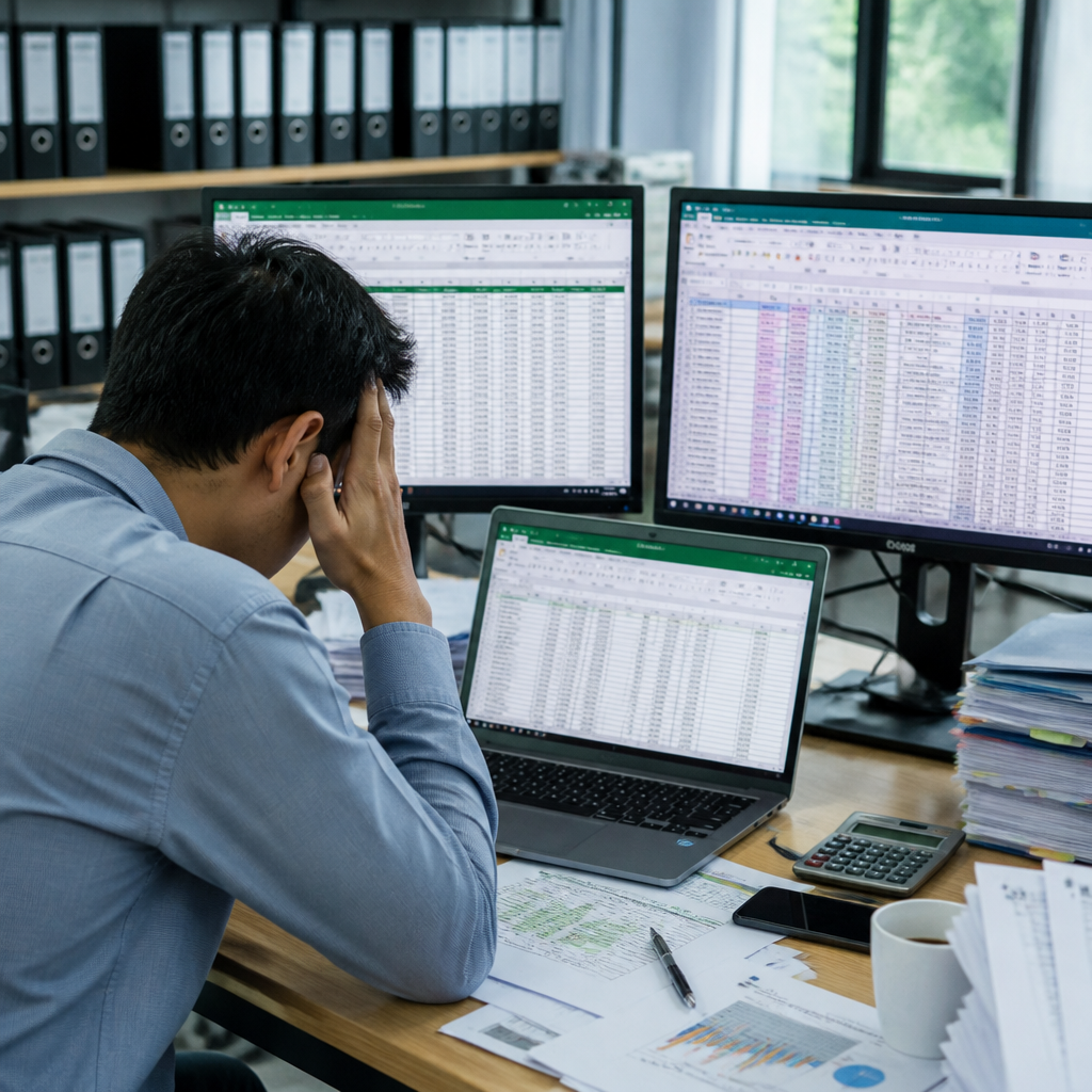 7 Dấu Hiệu Cho Thấy Doanh Nghiệp Đã Quá Phụ Thuộc Vào Excel Trong Quản Lý Vận Tải