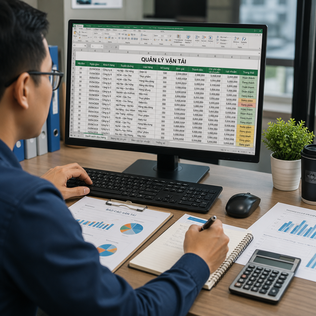 10 Lợi Ích Khi Quản Lý Vận Tải Bằng Excel Đúng Cách
