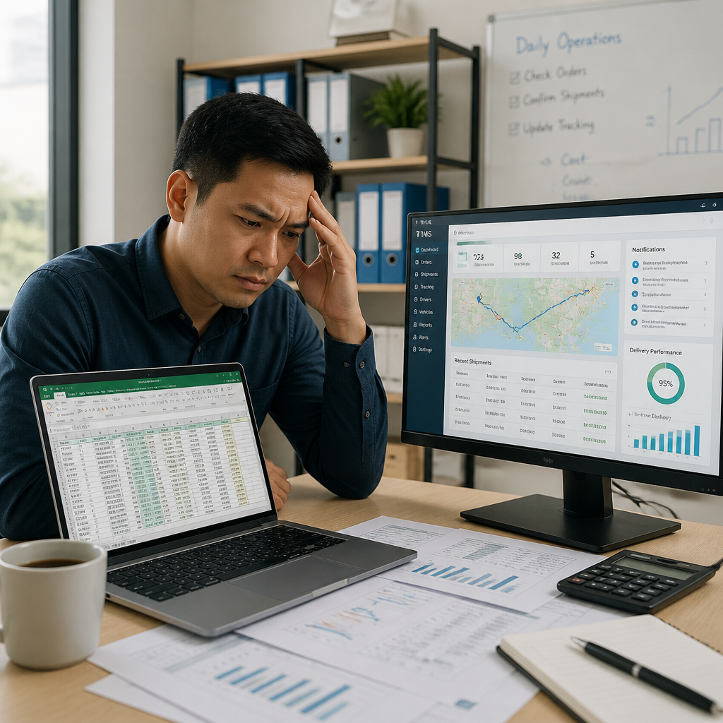 Khi Nào Nên Bỏ Excel Và Chuyển Sang Phần Mềm Quản Lý Vận Tải TMS?