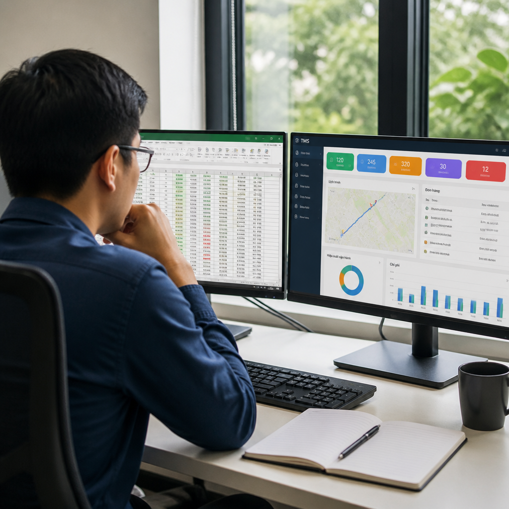 Khi Nào Nên Bỏ Excel Và Chuyển Sang Phần Mềm Quản Lý Vận Tải TMS?