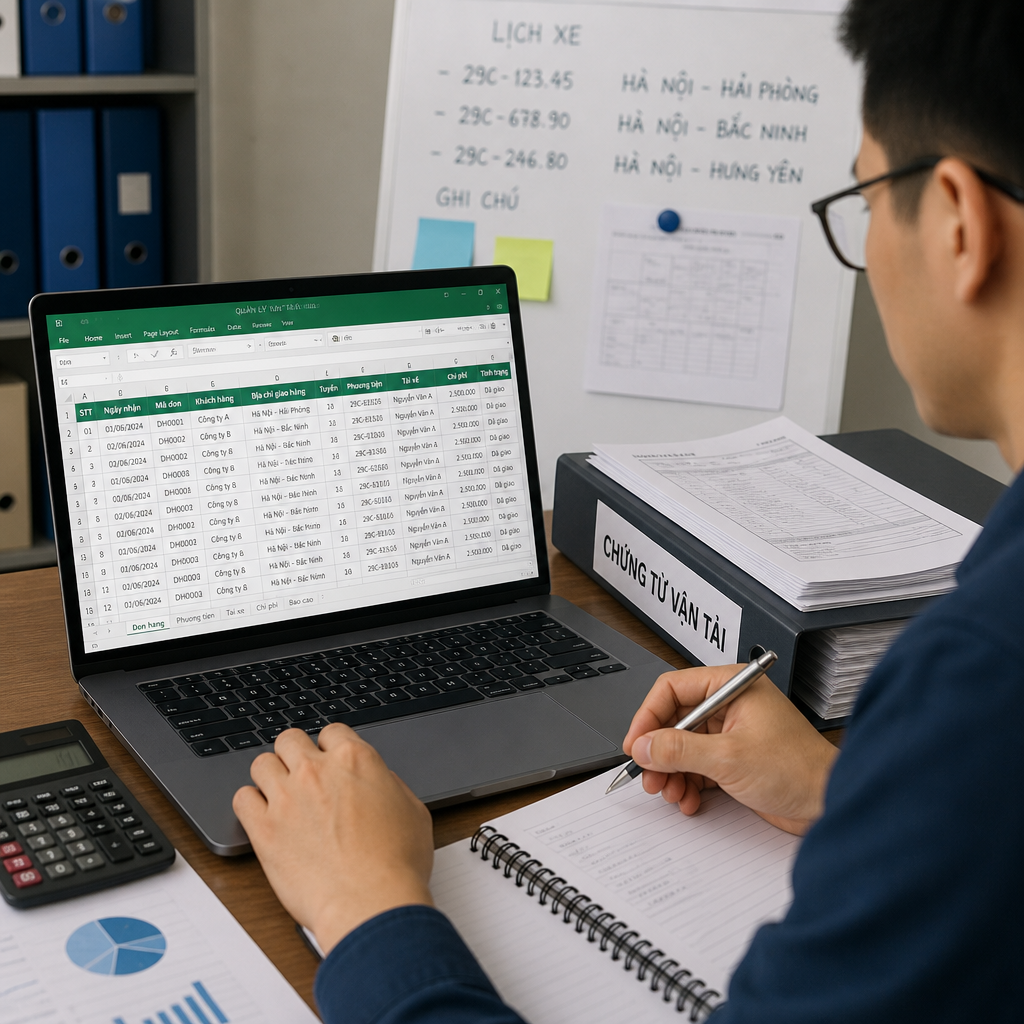 Quản Lý Vận Tải Bằng Excel: Giải Pháp Cho Doanh Nghiệp Nhỏ Và Khi Nào Nên Chuyển Sang TMS