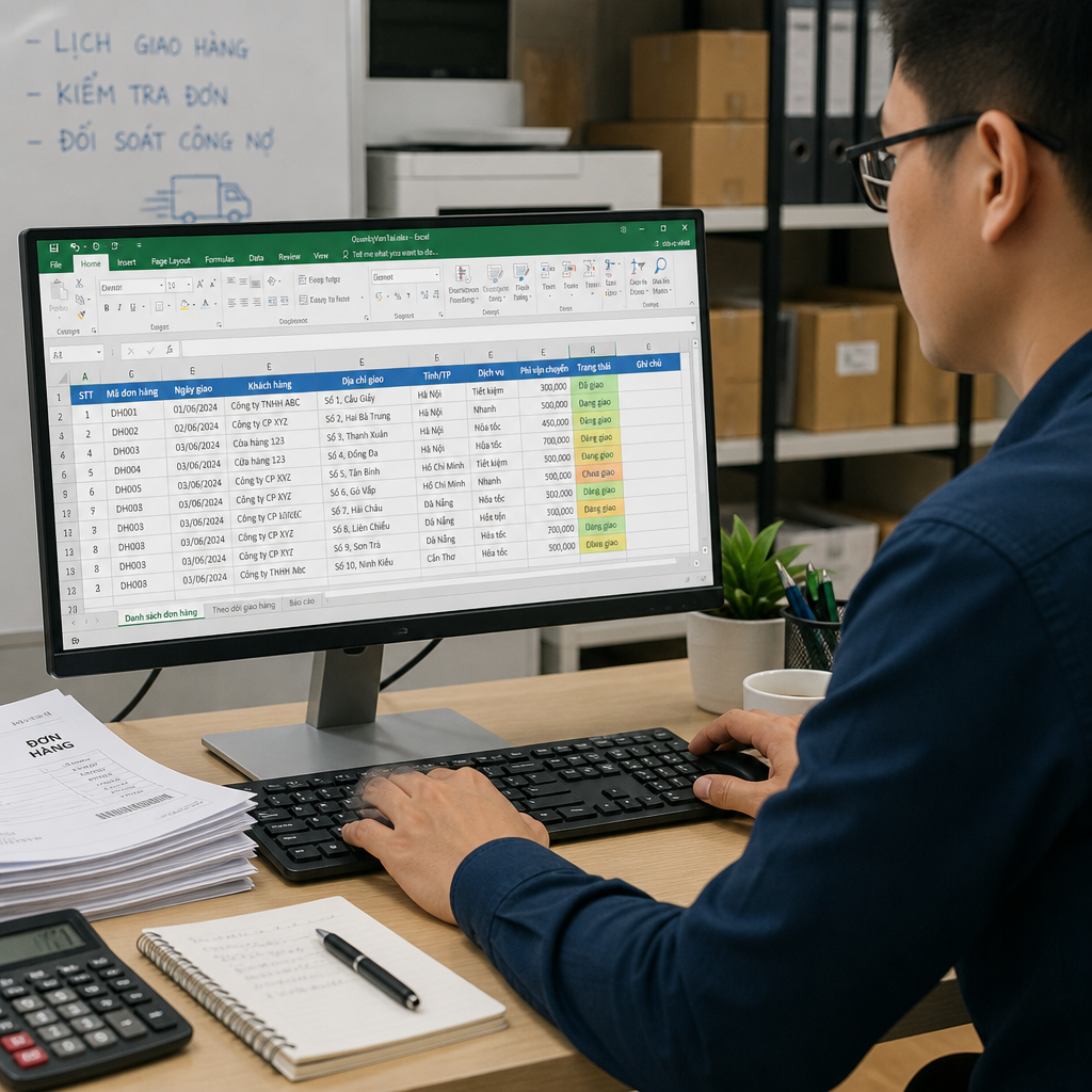 Quản Lý Vận Tải Bằng Excel: Giải Pháp Cho Doanh Nghiệp Nhỏ Và Khi Nào Nên Chuyển Sang TMS